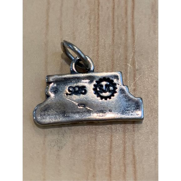 .925 Jesus Is Lord Sterling Silver Jewelry Charm - Picture 2 of 3